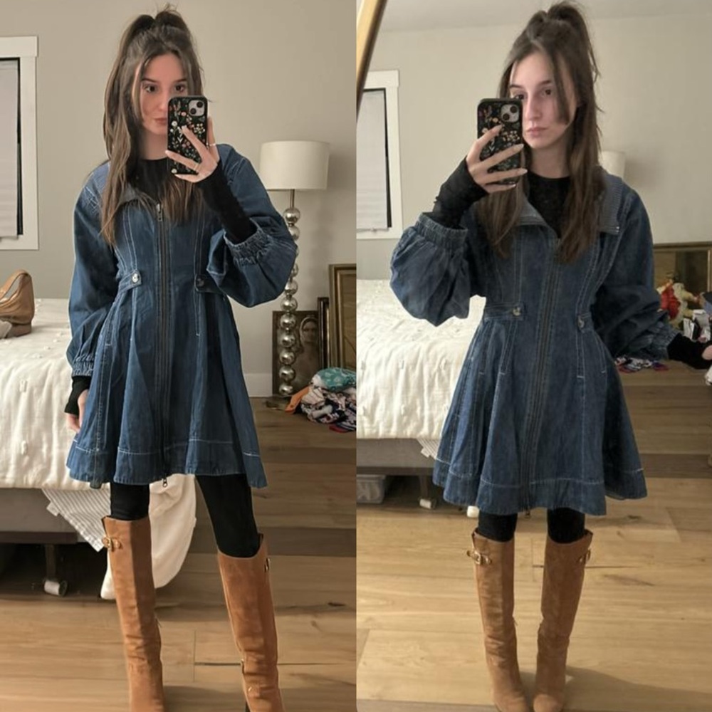 Free people we the free Indy Denim mini dress - Picture 4 of 11